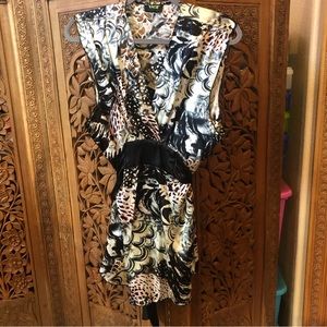 YASB blouse with tie at waist